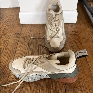 Stella McCartney Beige and Brown Chunky Sneakers